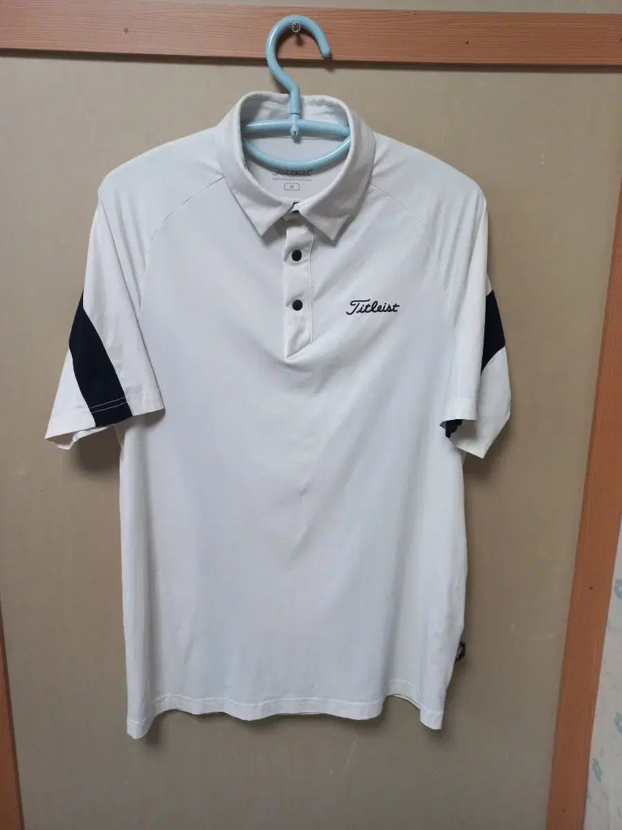正規品 Titleist(タイトリスト) ゴルフウェア メンズ 半袖 カラーTシャツ 白 95