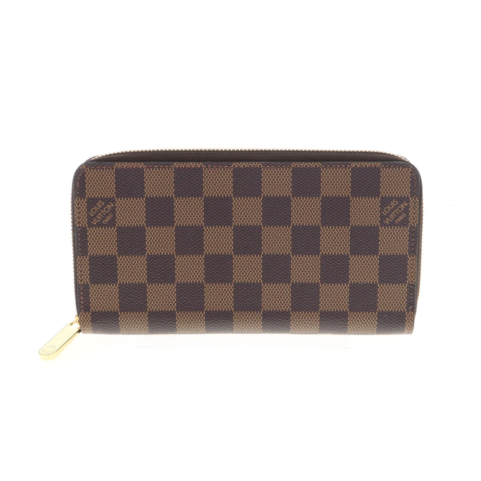 【中古】LOUIS VUITTON ルイ・ヴィトン N41661ジッピ―ウォレット ダミエ ラウンドファスナー 長財布 レディース メンズ 財布 ブラウン ブランド