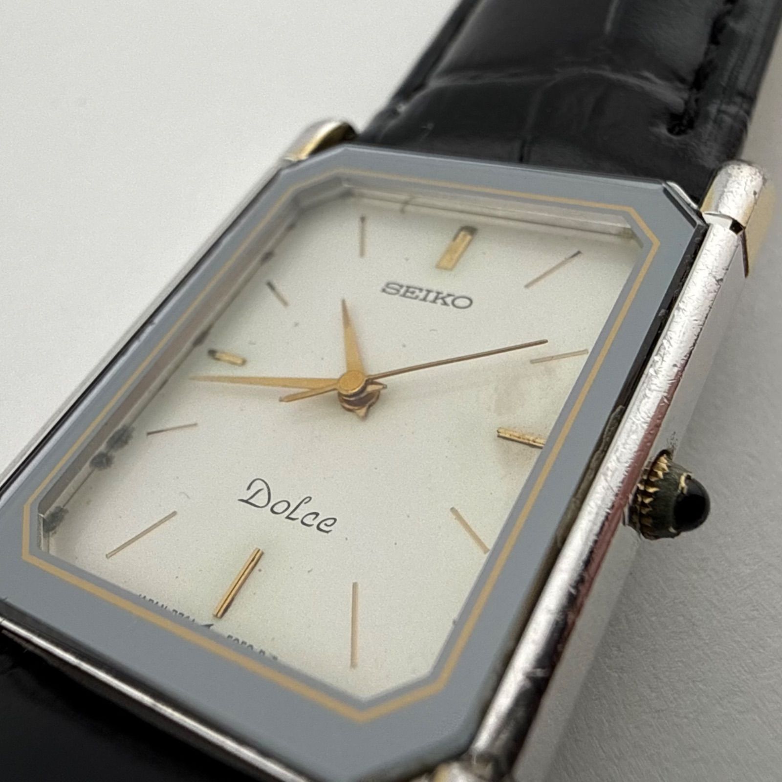 SEIKO 7741-5050 セイコー DOLCE ドルチェ スクエア メンズ 腕時計