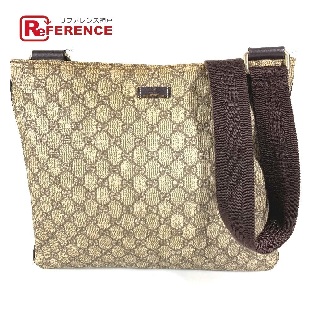 GUCCI グッチ ショルダーバッグ GG ロゴ 201446 GGスプリームキャンバス ベージュ
