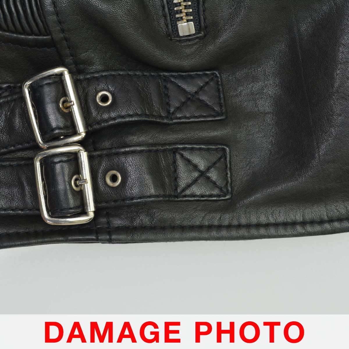 DIESEL】TIMELESS COLLECTION ラムスキン レザー ダブルライダース