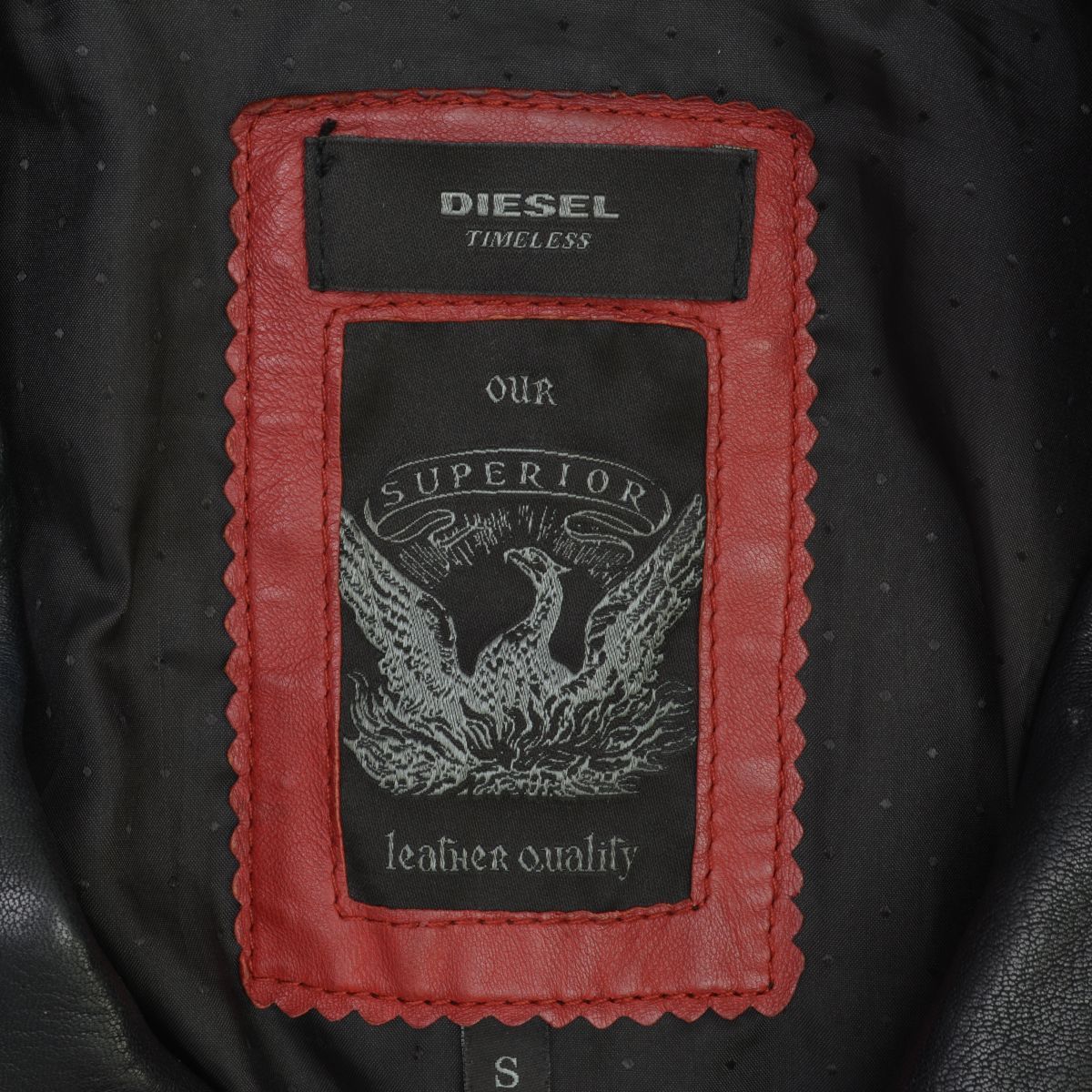 DIESEL】TIMELESS COLLECTION ラムスキン レザー ダブルライダース