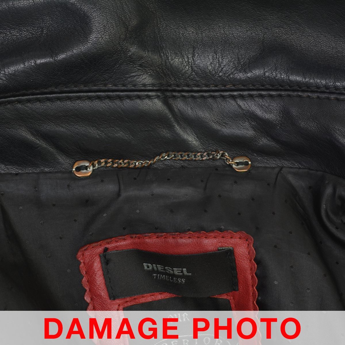 DIESEL】TIMELESS COLLECTION ラムスキン レザー ダブルライダース