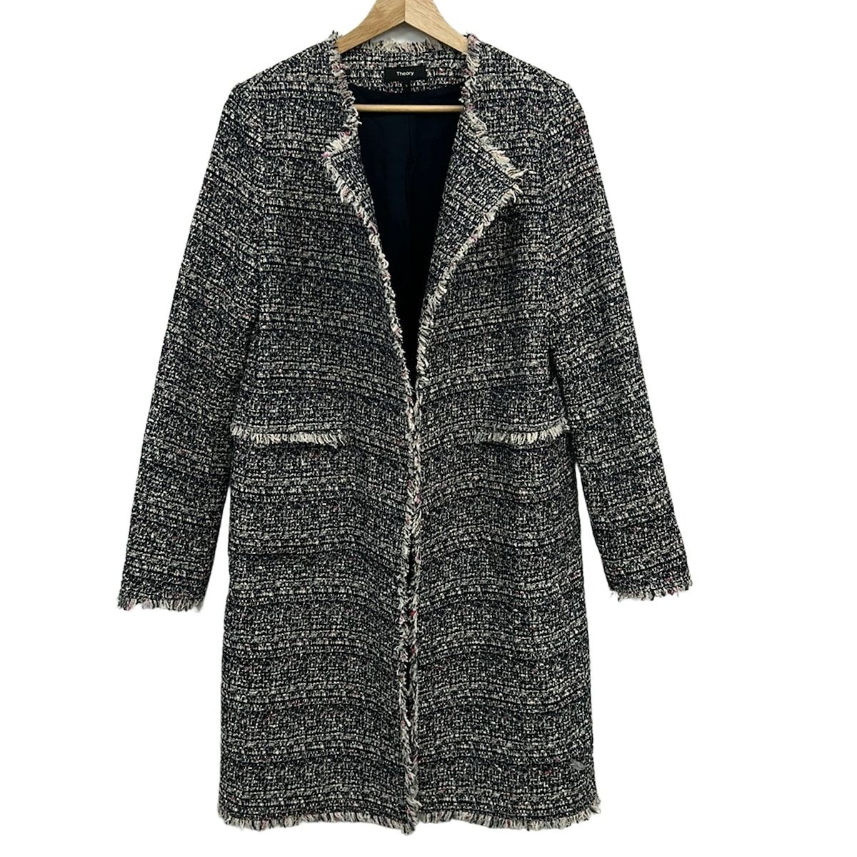theory(セオリー) コート サイズS レディース美品 - ネイビー