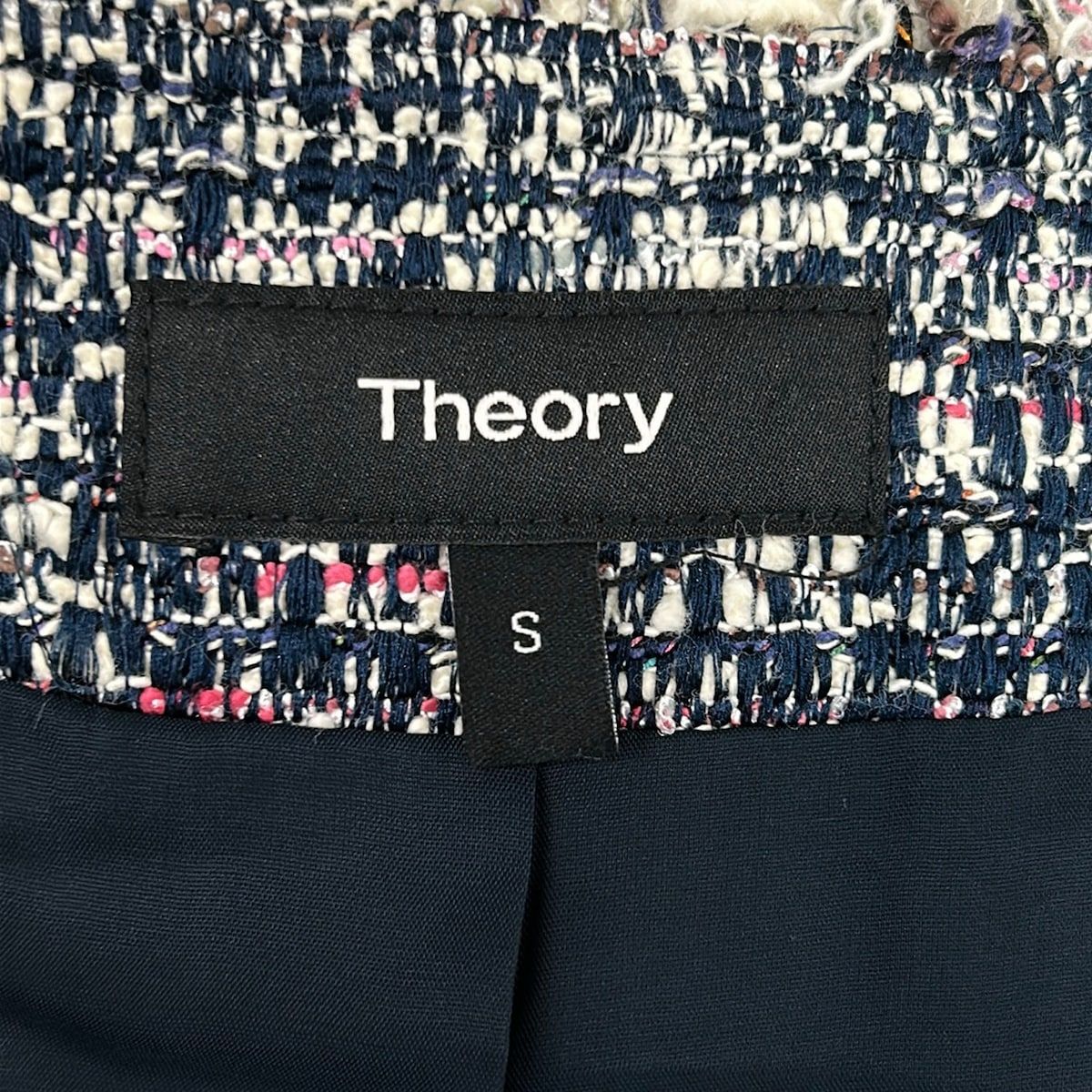 theory(セオリー) コート サイズS レディース美品 - ネイビー