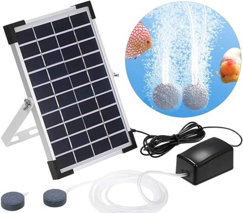 【5W高出力・1.4L/min】ソーラーエアーポンプ 太陽光充電式 大容量2400mAh 最大72時間 3モード切替 静音60dB IP44防水 庭池/ビオトープ/メダカ/停電対策/活魚輸送にts 2f88fc20