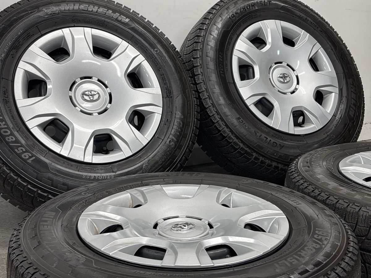 交換用に】トヨタ 200 ハイエース 純正 15in 6J +35 PCD139.7