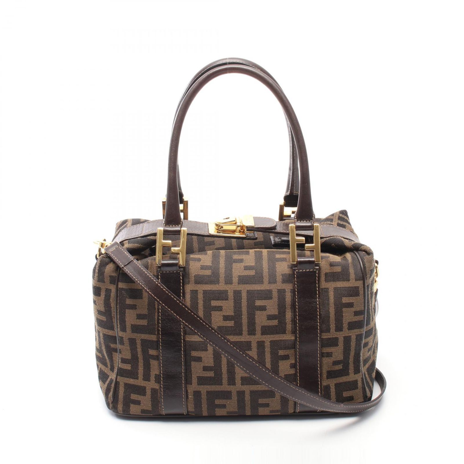 FENDI フェンディ ズッカ 2WAY ハンドバッグ