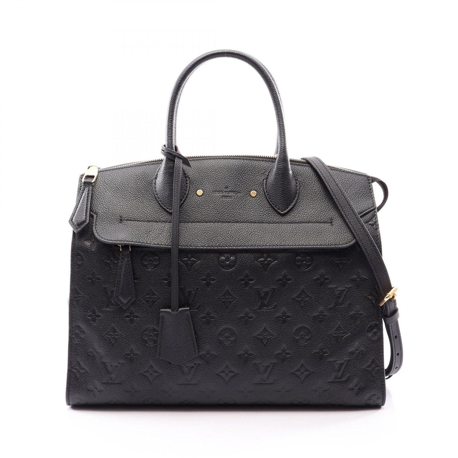 LOUIS VUITTON ルイ・ヴィトン ポンヌフGM モノグラムアンプラント ノワール 2WAY ハンドバッグ 127,400円