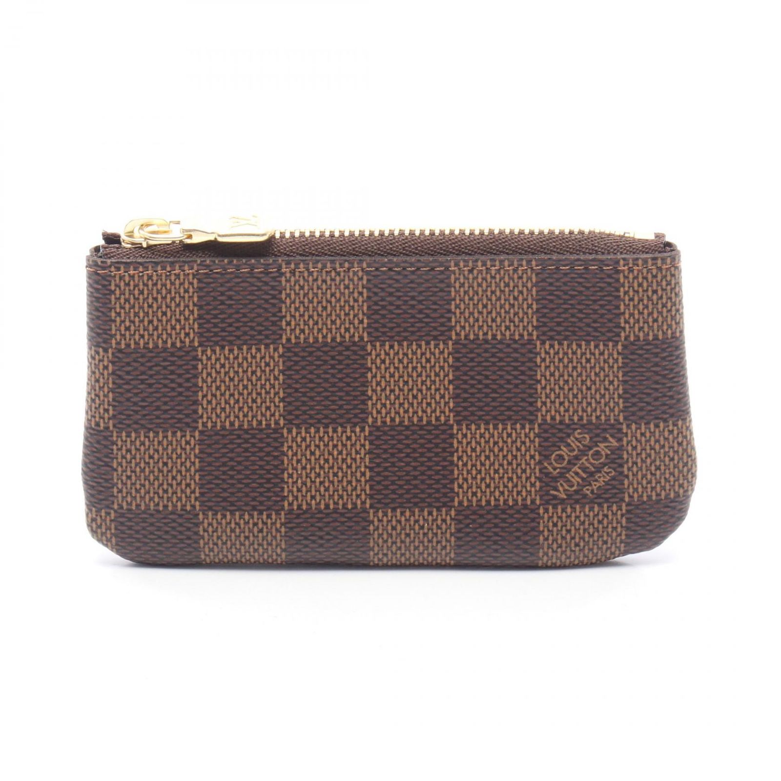 LOUIS VUITTON ルイ・ヴィトン ポシェット クレ ダミエエベヌ キーリング付き コインケース