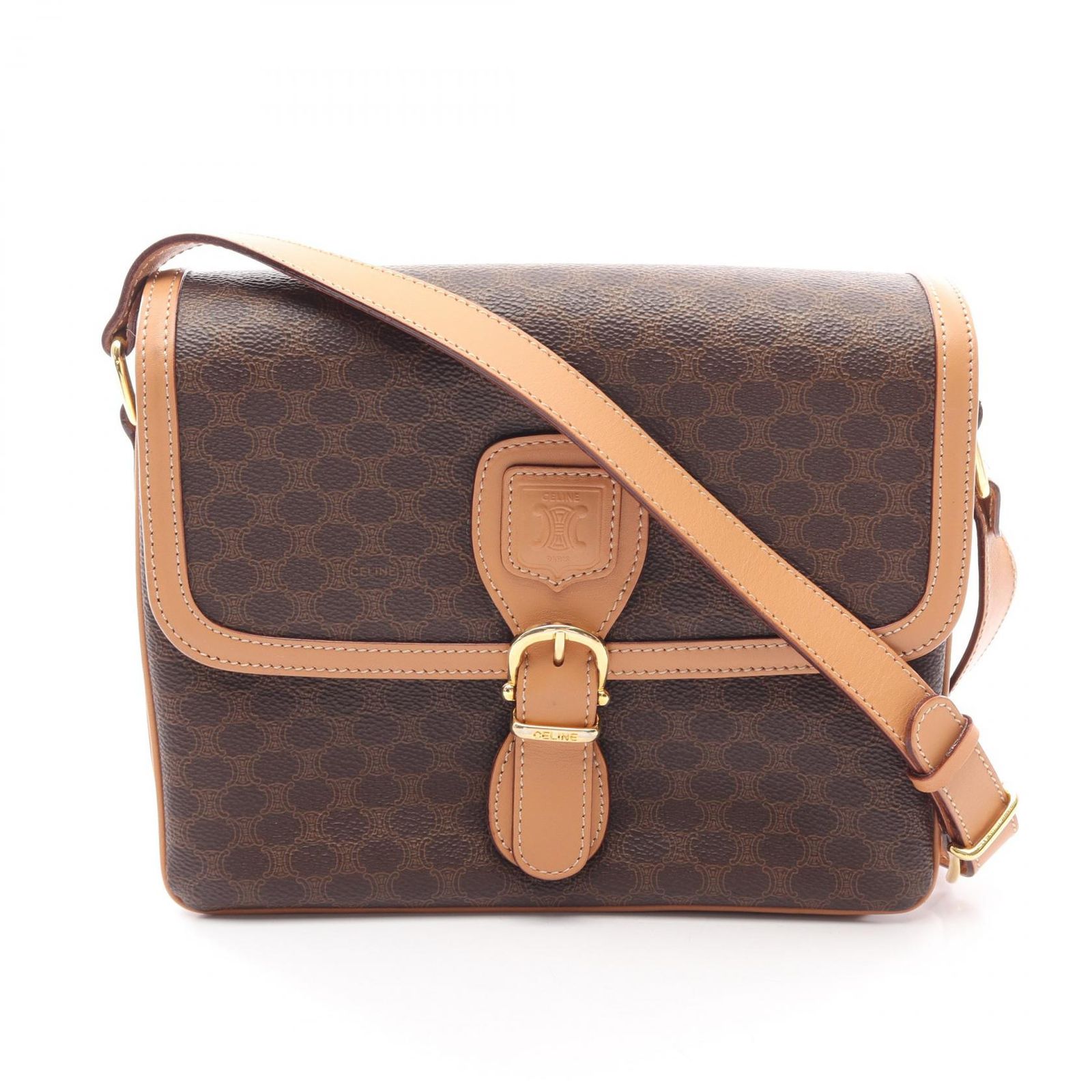 CELINE セリーヌ マカダム ショルダーバッグ