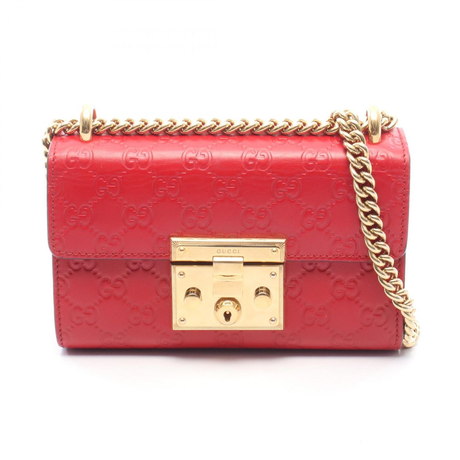 GUCCI グッチ パドロック スモール グッチシマ ショルダーバッグ