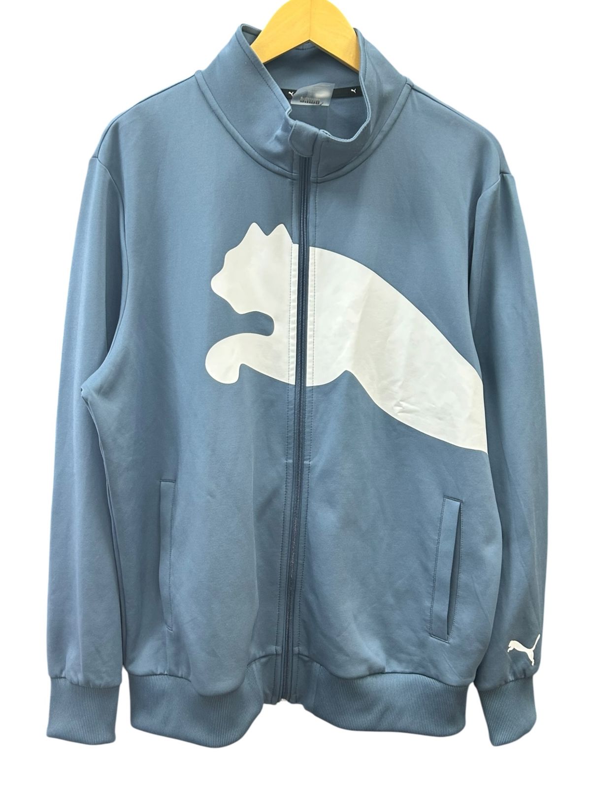 PUMA (プーマ) ニットジャケット ジャージ ビッグロゴ DRYCELL 522643