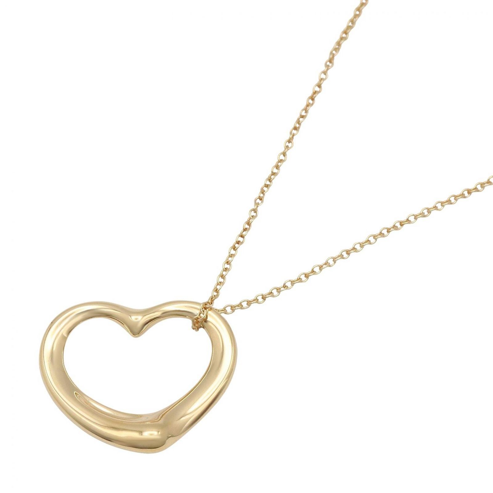 TIFFANY＆CO ティファニー オープンハート ミディアム ネックレス ネックレス