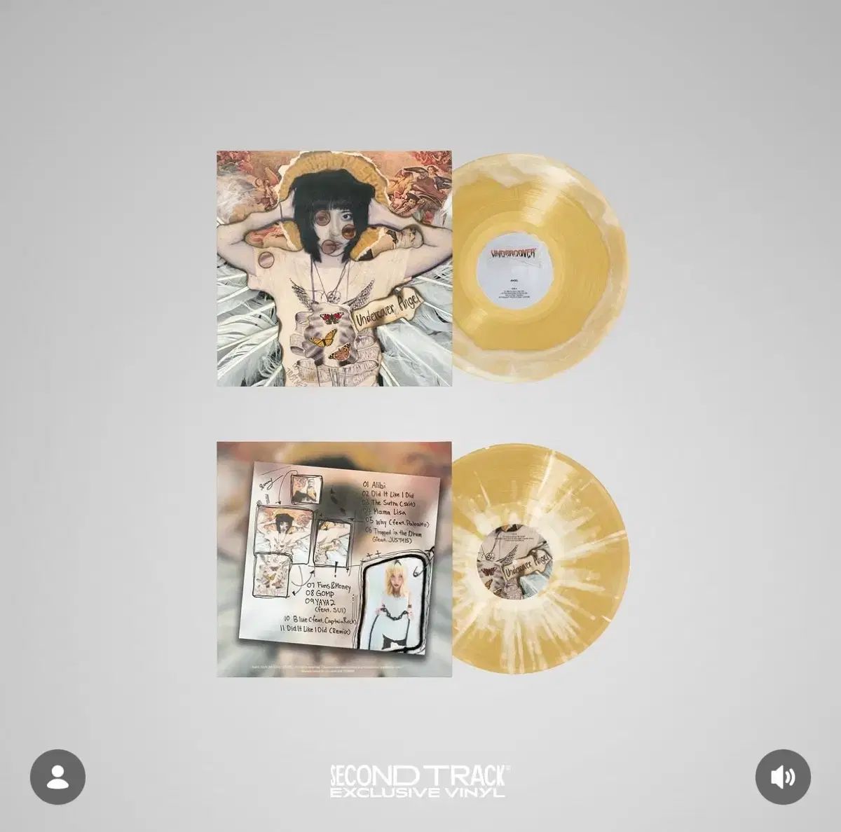 Undercover angel アンダーカバーエンジェル LP スワール