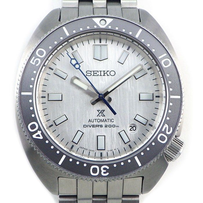セイコー SEIKO 腕時計 プロスペックス ダイバースキューバ SBDC187/6R35-02H0 110周年記念 5000本限定モデル (うち国内800本) シルバー文字盤 デイト 回転ベゼル SS 自動巻き 【中古】