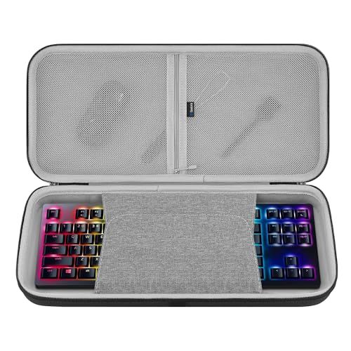 Geekria テンキーレスキーボード ハードシェルケース レイザー Razer Huntsman V2 TKL / V3 Pro TKL/BlackWidow V3 TKL/Ornata V3 TKLと互換性あり トラベルキャリングバッグ 87鍵キーボードに