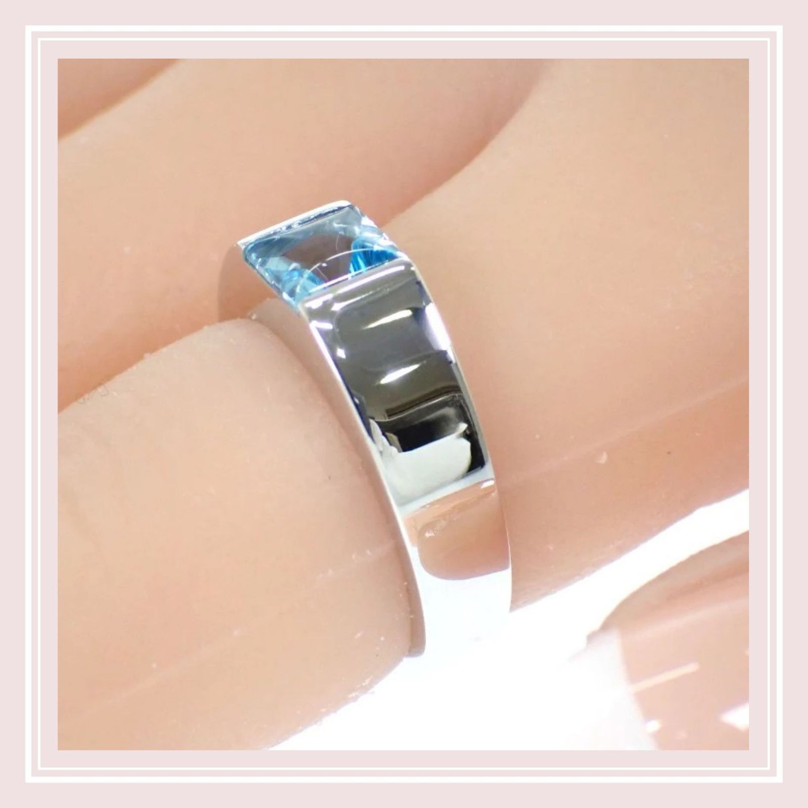 CARTIER】カルティエ CARTIER タンク リング 12号 18金 K18 ホワイト 