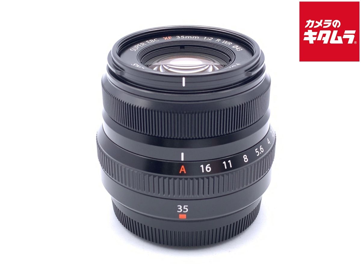 【中古】 【美品】 フジフイルム XF35mm F2 R WR ブラック
