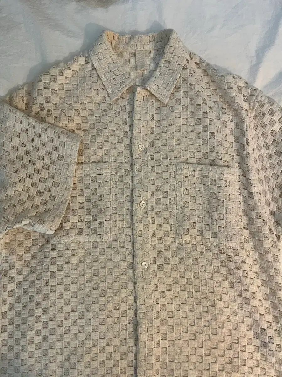 TIME HOMME) アイボリー CHECK パータン 半袖 シャツ 100 25,005円
