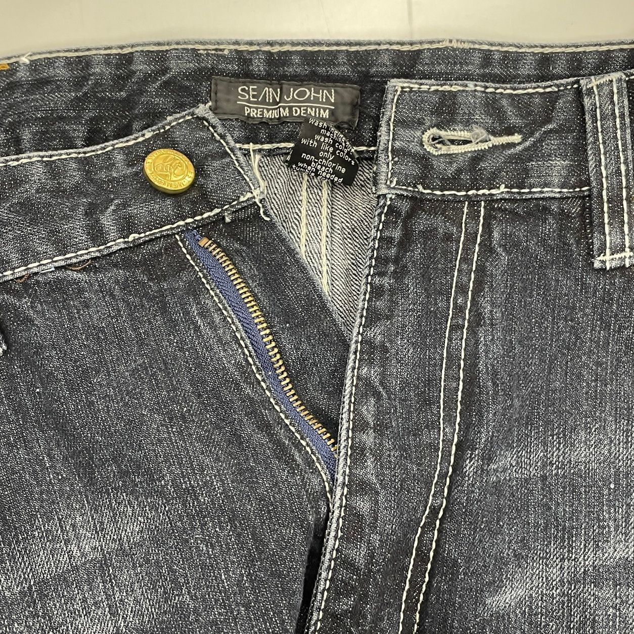 デニムパンツ ショーン ジョン SEAN JOHN 38 コットン100% - メルカリ
