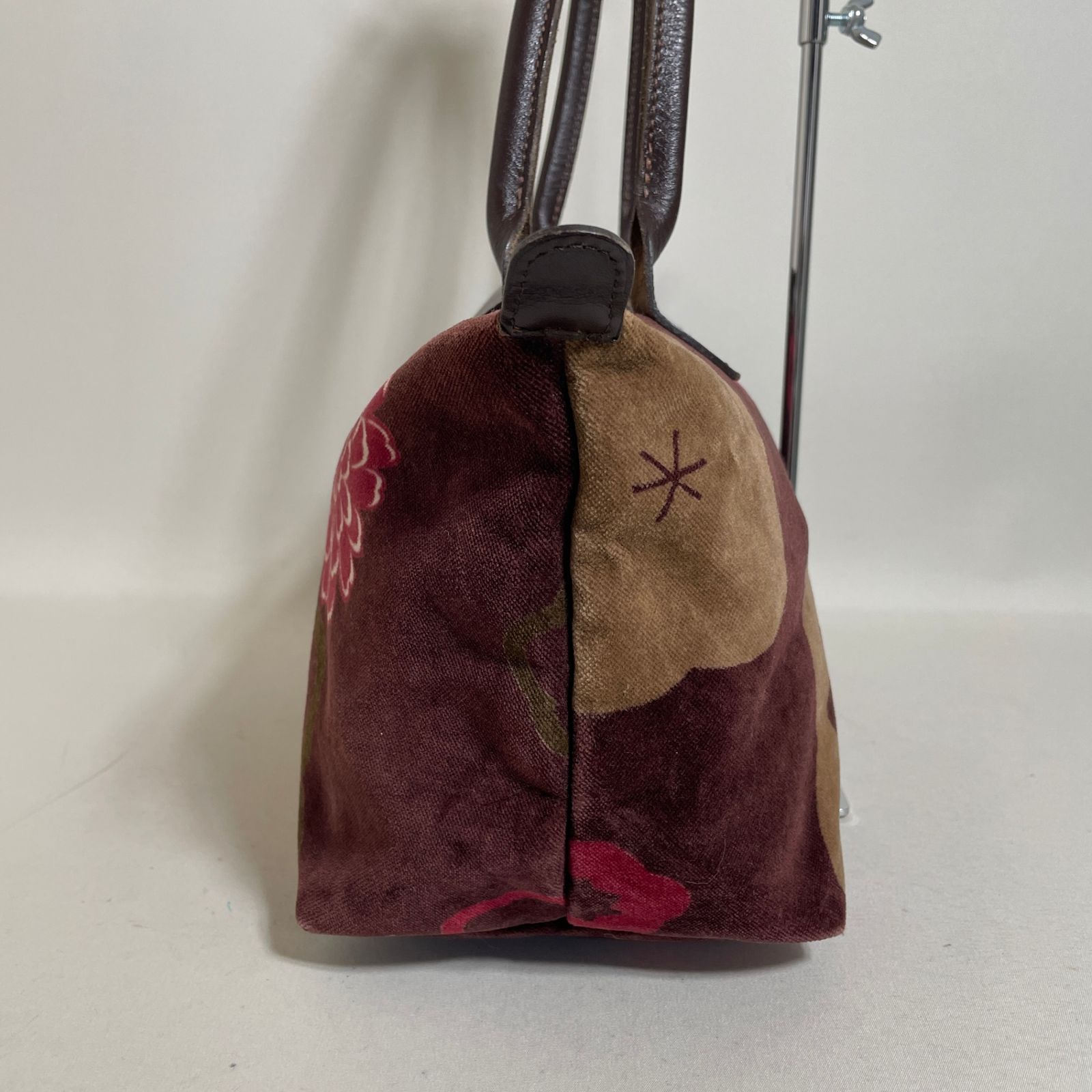 2605-189｜美品｜ロンシャン ル・プリアージュ トートバッグ 花柄 