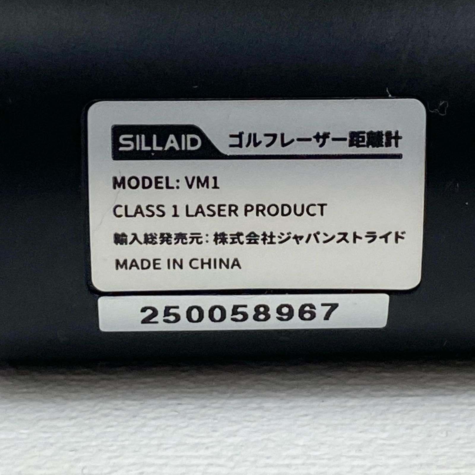 加古川店】 中古 SILLAID VM1 ﾚｰｻﾞｰ距離計 ゴルフ用 箱・ケース付き