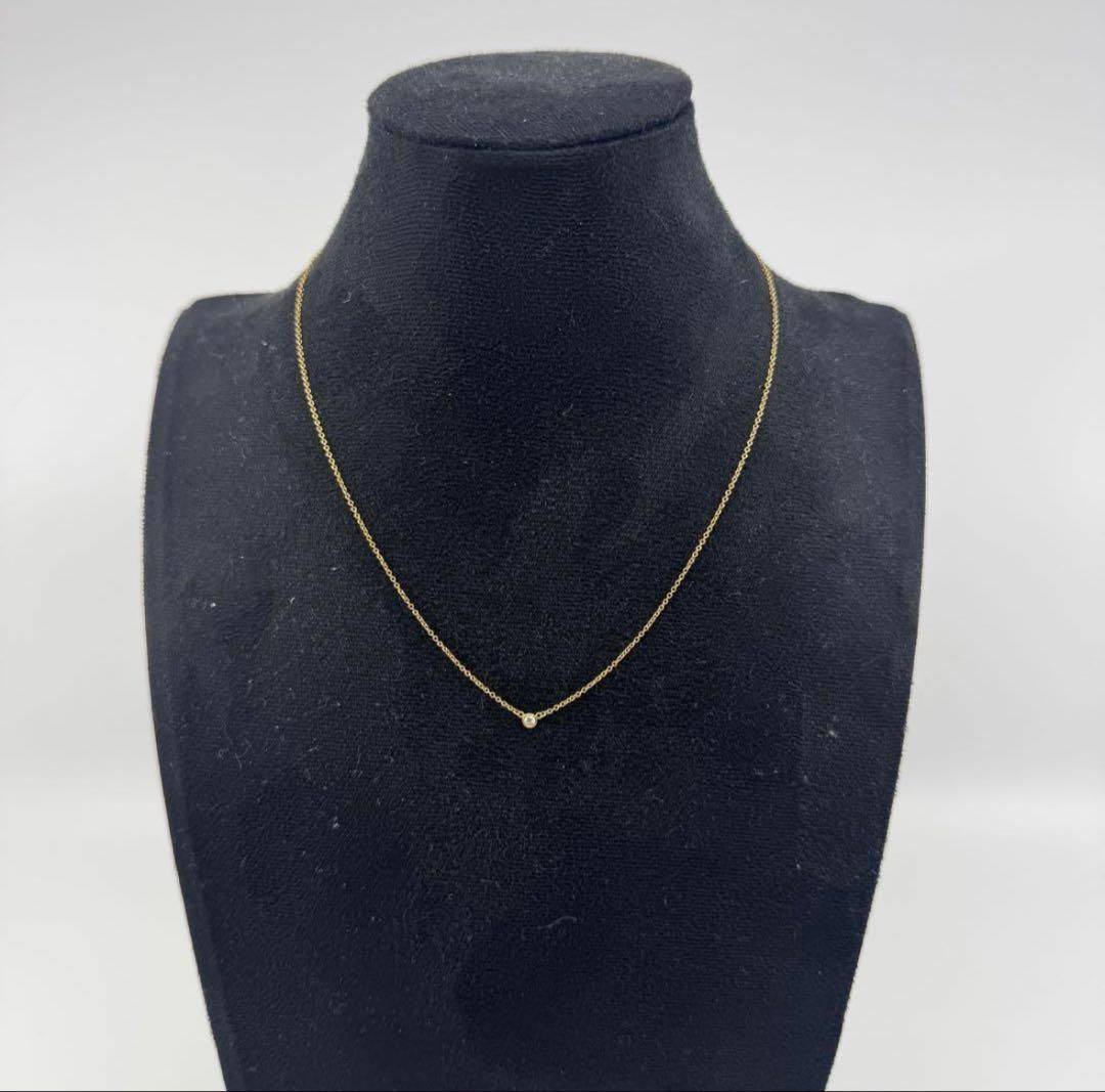 Tiffanyティファニー ネックレス バイザヤードダイヤモンド18k 750 