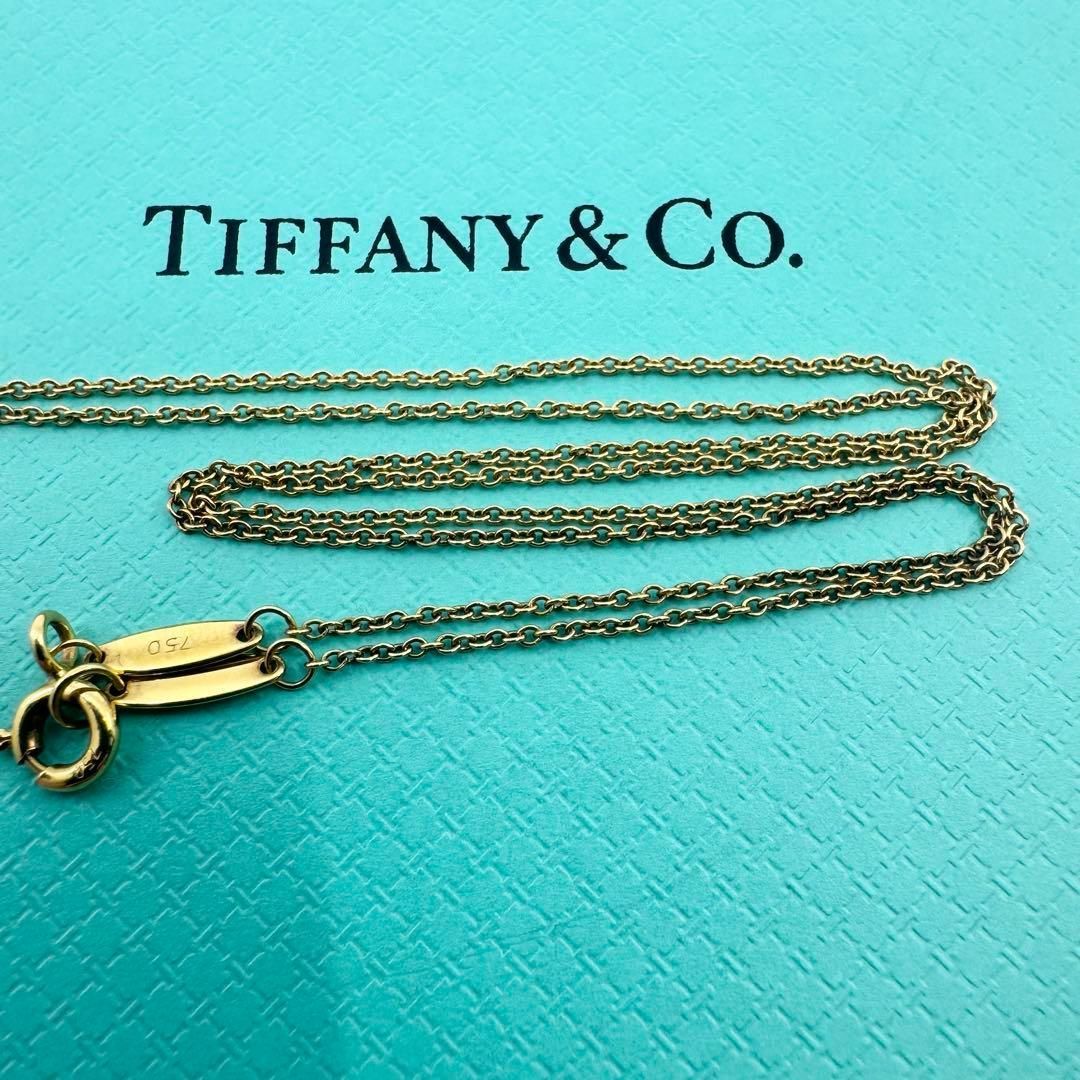 Tiffanyティファニー ネックレス バイザヤードダイヤモンド18k 750
