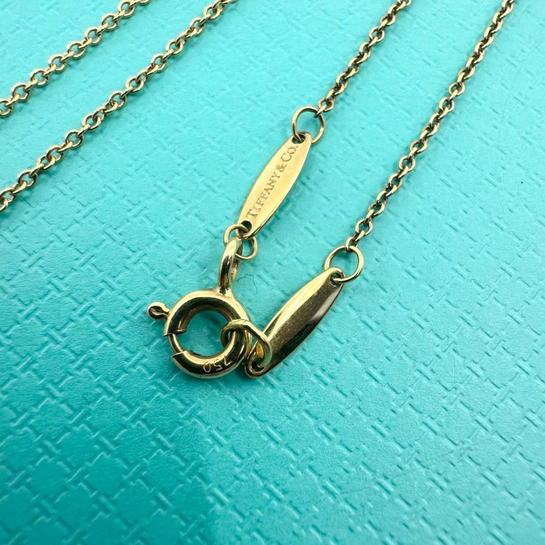 Tiffanyティファニー ネックレス バイザヤードダイヤモンド18k 750