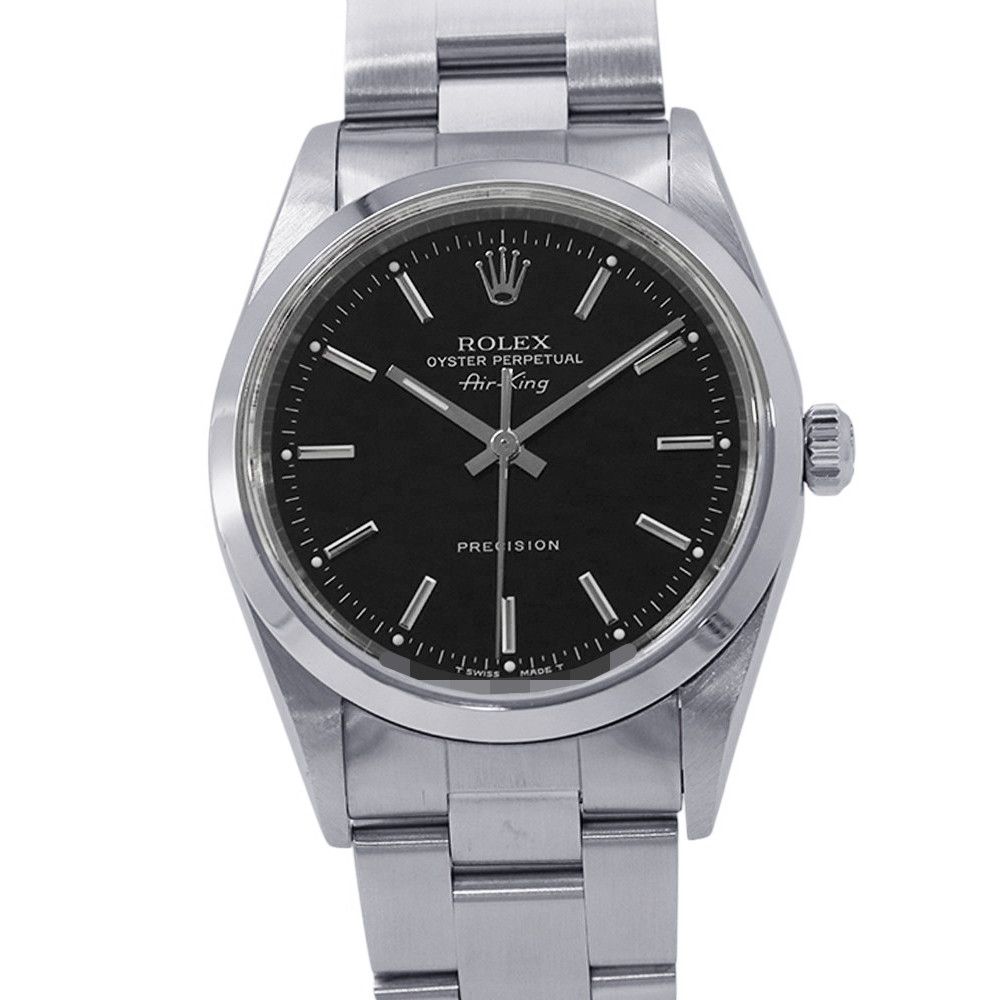 ロレックス エアキング U番 14000 ROLEX 腕時計 黒文字盤