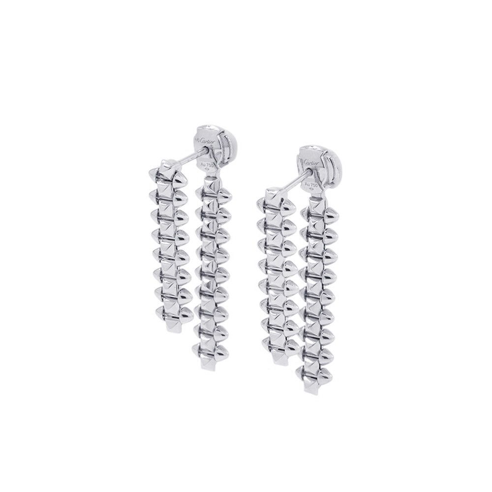カルティエ ピアス クラッシュ ドゥ カルティエ イヤリング マルチウェア K18WGホワイトゴールド B8301545 Cartier