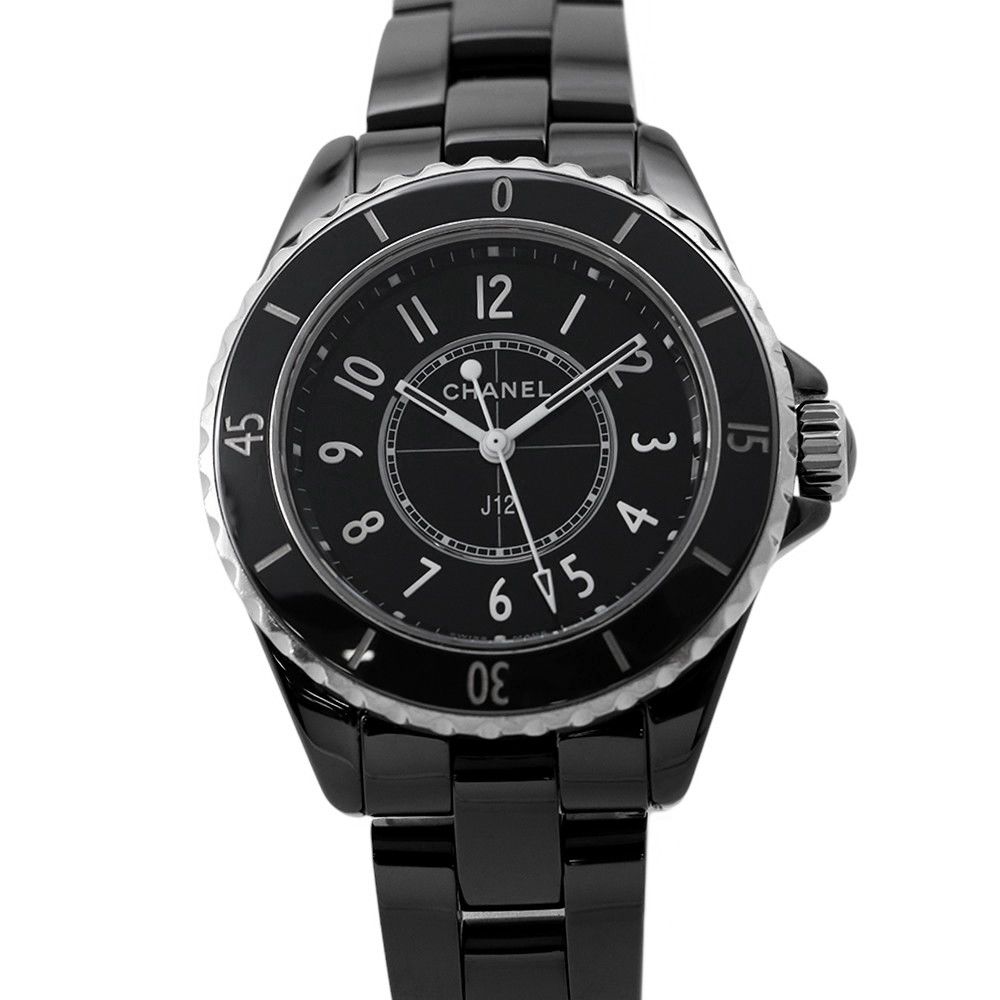 シャネル J12 H5695 CHANEL 腕時計 ウォッチ 黒文字盤 クォーツ
