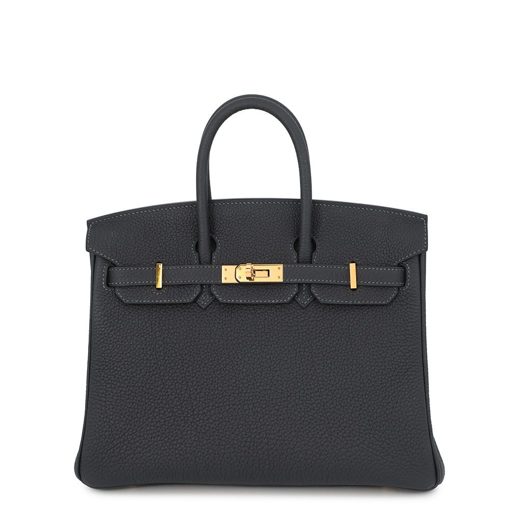 エルメス バーキン25 キャバン/ゴールド金具 トゴ W刻印 HERMES Birkin ハンドバッグ 1,296,855円