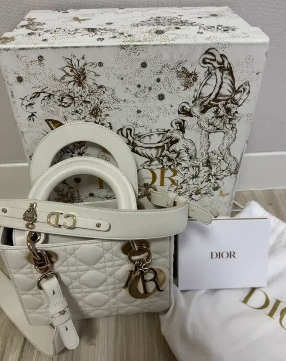 Lady Dior My ABCDior スモール バッグ (クリーム)