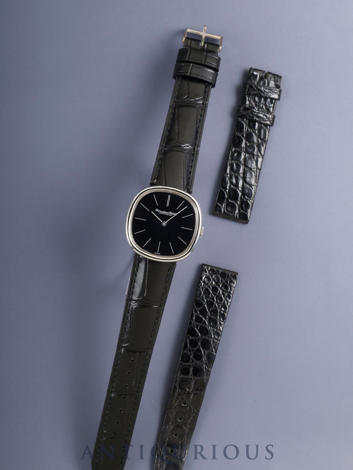 IWCオールドインター 2584 手巻き SS 革 純正ピンバックル（SS 