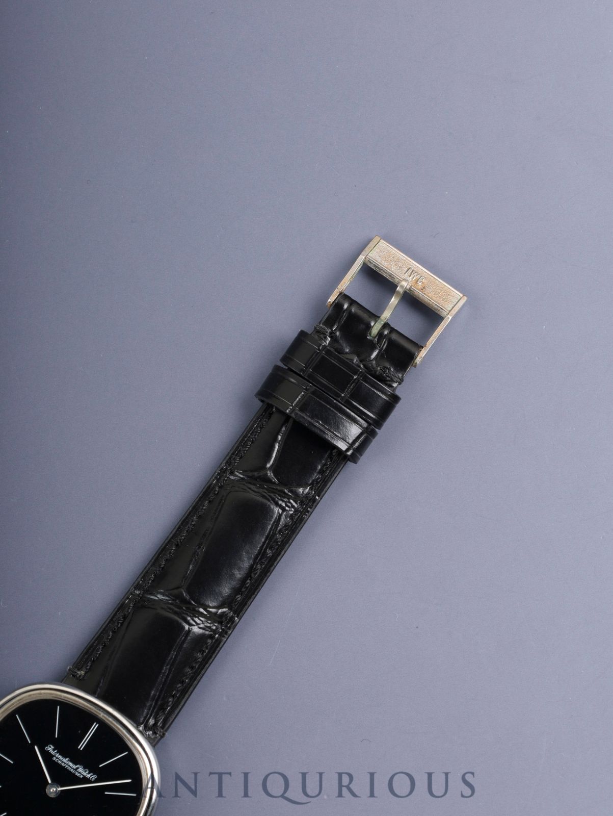IWCオールドインター 2584 手巻き SS 革 純正ピンバックル（SS 