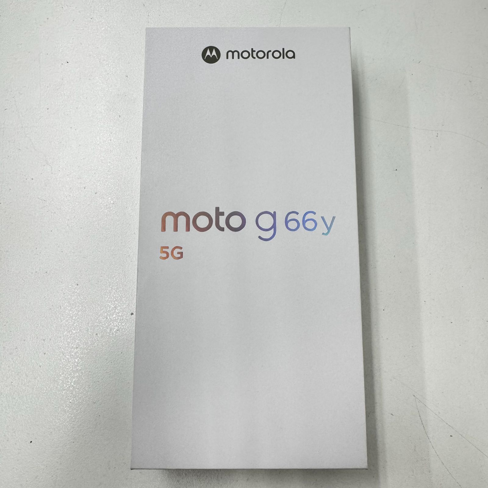 【新品・未使用】moto g66y 5G A501MOワイモバイル [PANTONE Gray Mist] 4549046152336