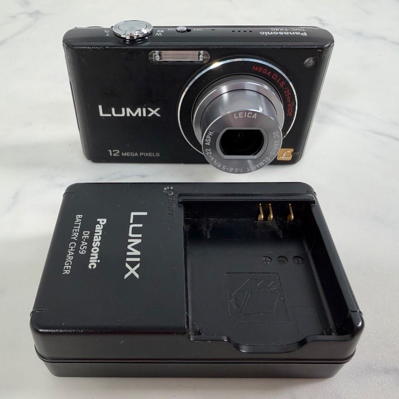 パナソニック Panasonic LUMIX DMC-FX40 デジカメ 黒 Panasonic DMC-FX40 LUMIX コンパクトデジタルカメラ ブラック 525K
