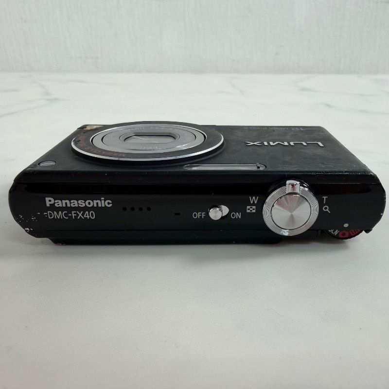 Panasonic DMC-FX40 LUMIX コンパクトデジタルカメラ ブラック 525K