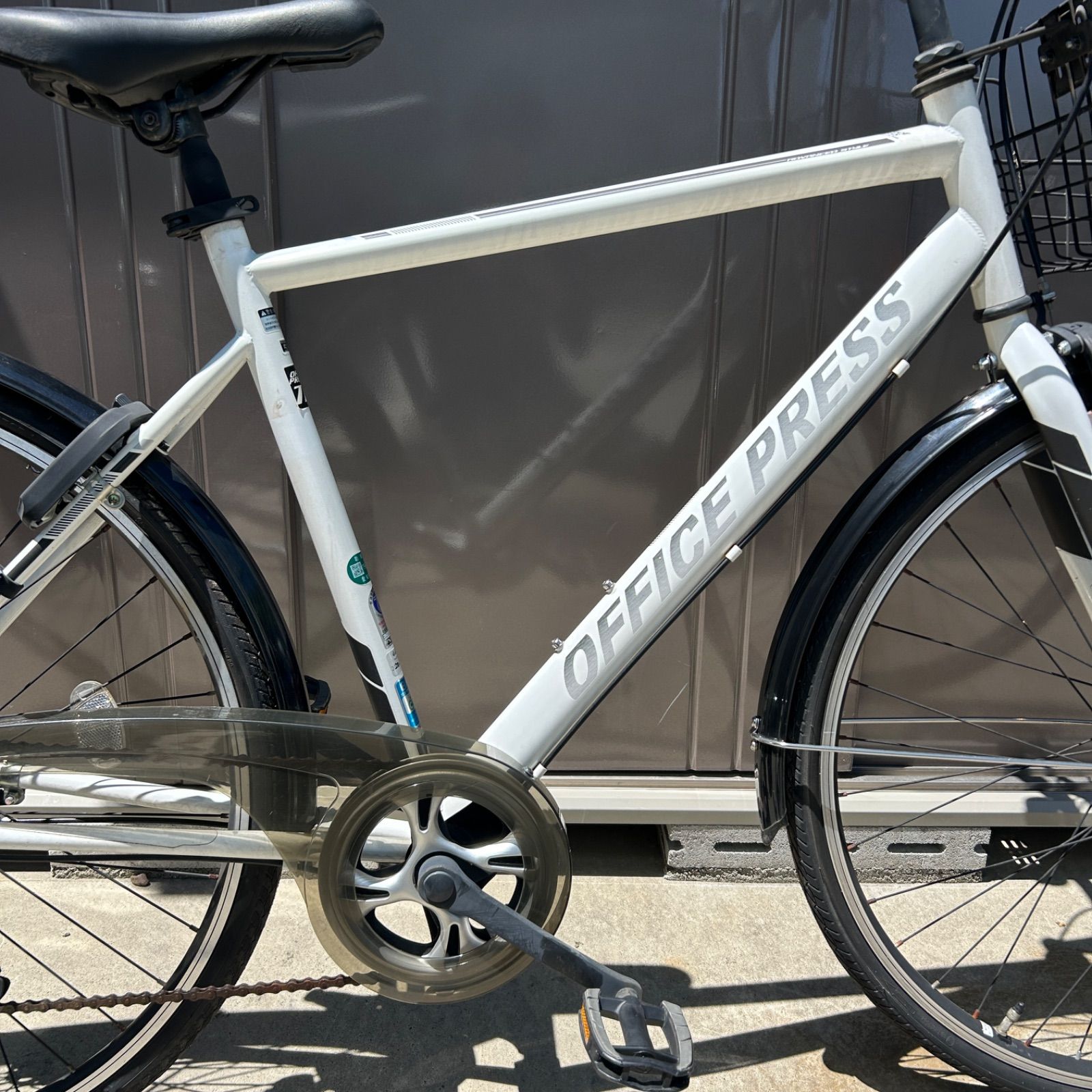 OFFICE PRESS TR オフィスプレスTR ホワイト 自転車 7速 中古 愛知県愛西市】OFFICE PRESS TR オフィスプレス 変速ギア付き自転車