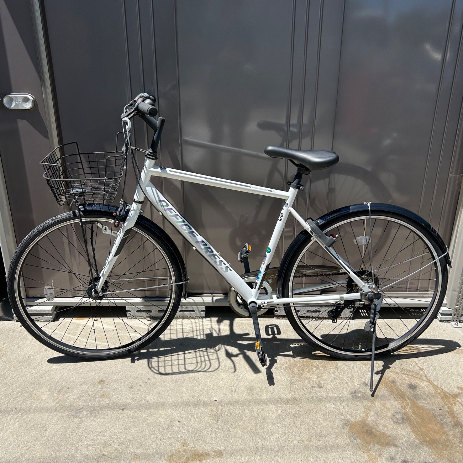 OFFICE PRESS TR オフィスプレスTR ホワイト 自転車 7速 中古 愛知県愛西市】OFFICE PRESS TR オフィスプレス 変速ギア付き自転車