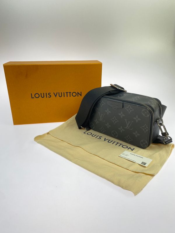 【中古品】 LOUIS VUITTON ルイ・ヴィトン M81260 モノグラム エクリプス アルファ・ウェアラブル ショルダーバッグ 【179-260530-KS-11-min】