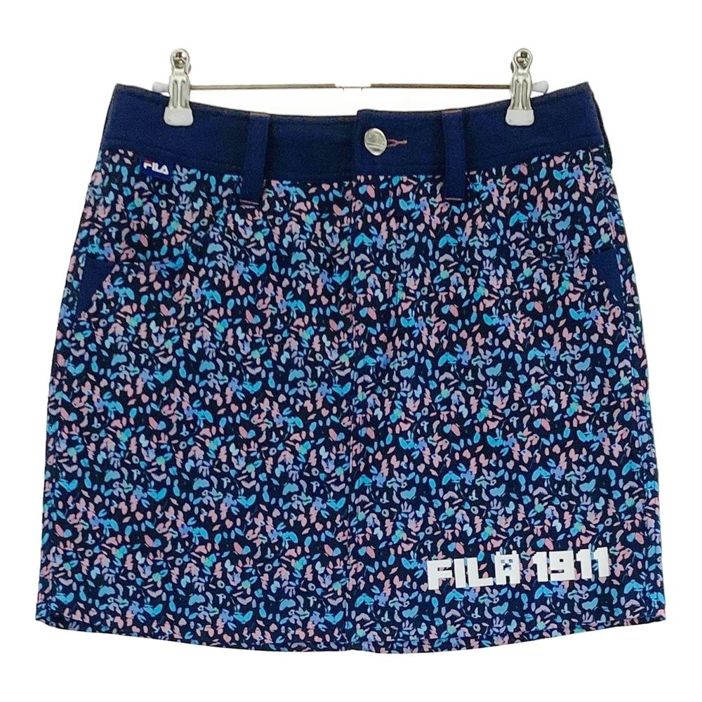 サイズ：M FILA GOLF フィラゴルフ ストレッチスカート 総柄 ネイビー系 [240101702530] ゴルフウェア レディース ストスト