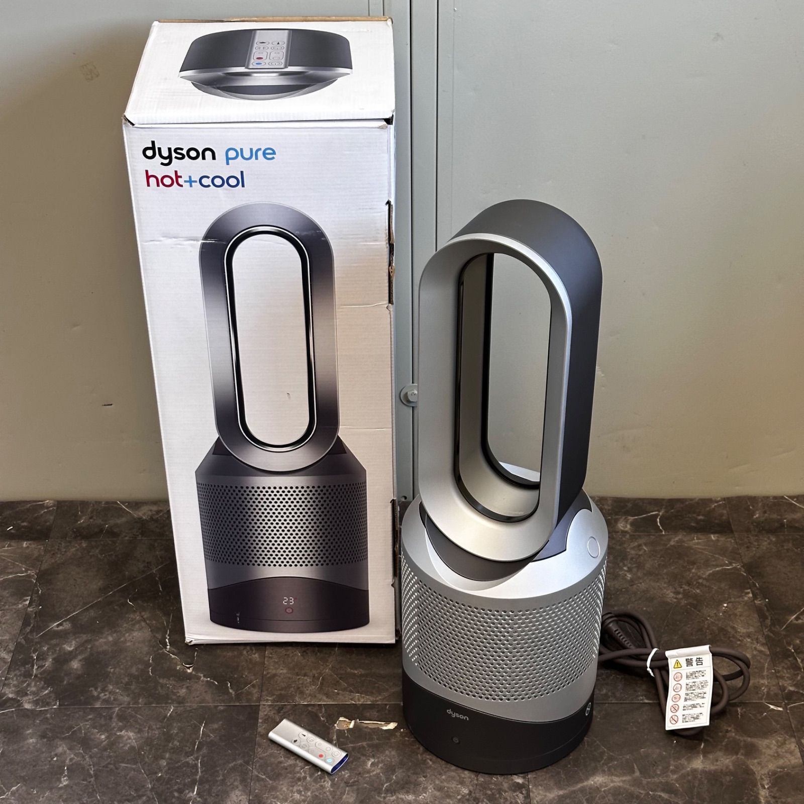 ◇送料込！美品 2023年製 Dyson Pure Hot+Cool HP00 空気清浄機能付ファンヒーター 2023年製 元箱付 リモコン付