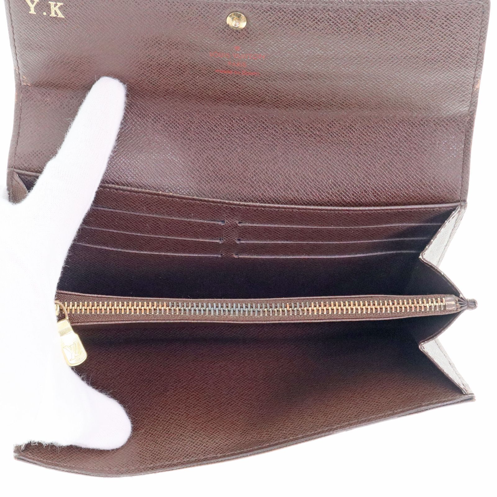 中古】LOUIS VUITTON ルイ・ヴィトン N61734 ポルトフォイユ・サラ 