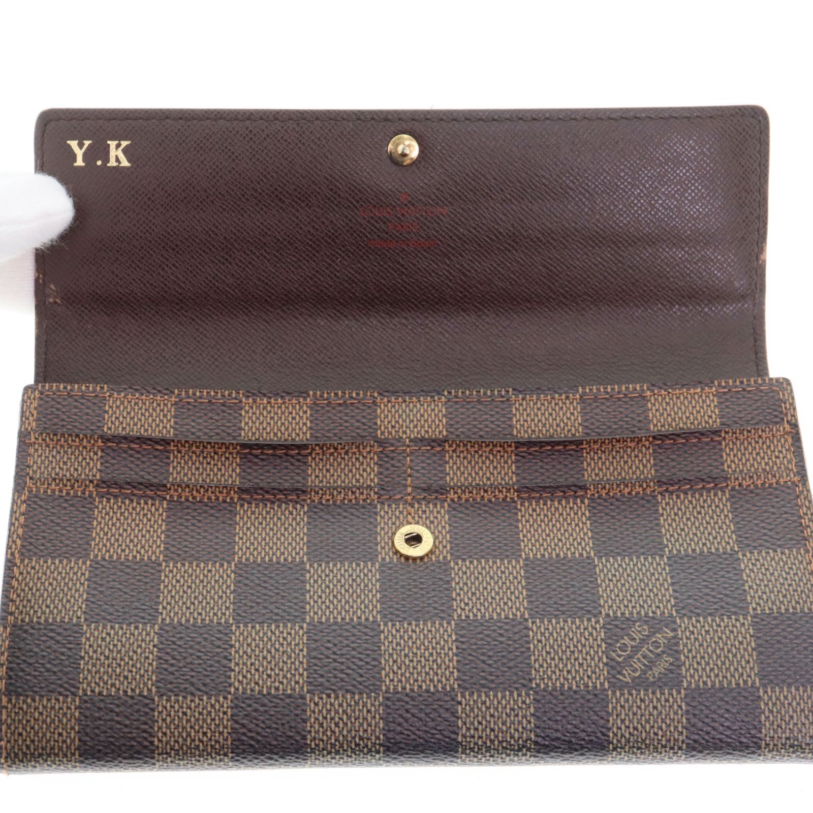 中古】LOUIS VUITTON ルイ・ヴィトン N61734 ポルトフォイユ・サラ 