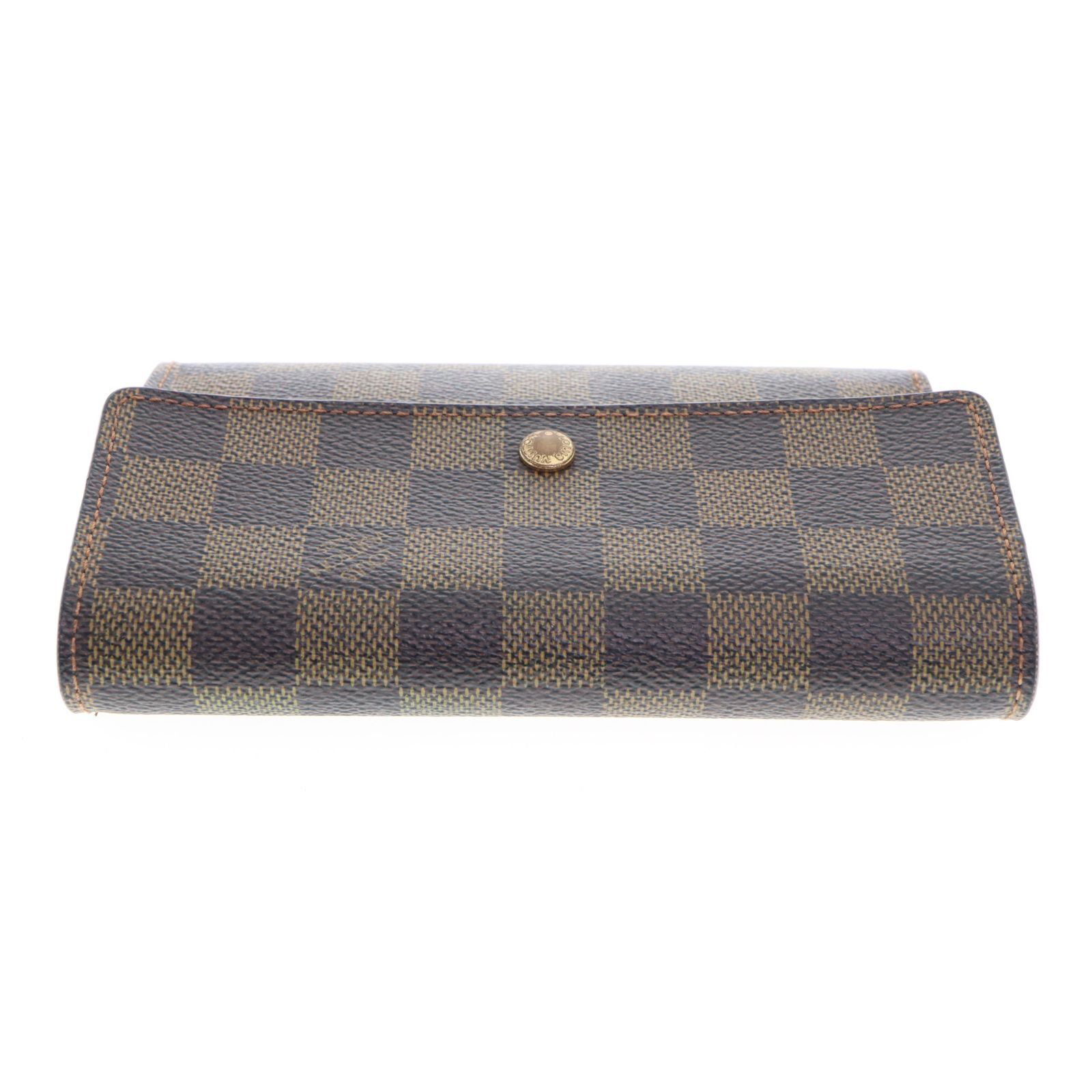 LOUIS VUITTON ルイヴィトン N61202 ダミエ ポルトトレゾール 中古】LOUIS VUITTON ルイ・ヴィトン N61202 ポルトトレゾール