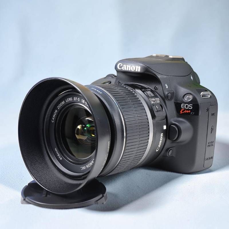 Canon EOS Kiss X7 EF-S18-55mm IS レンズセット SDカード付 手振れ