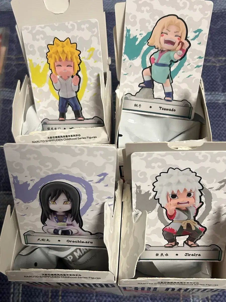 NARUTO -ナルト- POP MART (ポップマート) 4種 まとめ ジライヤ、大蛇丸、ミナト、綱手